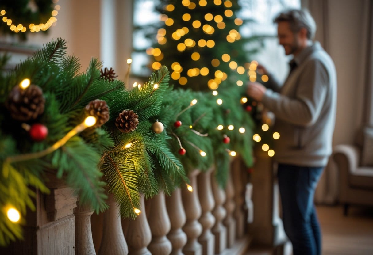 You are currently viewing Sådan skaber du den perfekte julestemning med granguirlande med lys til jul